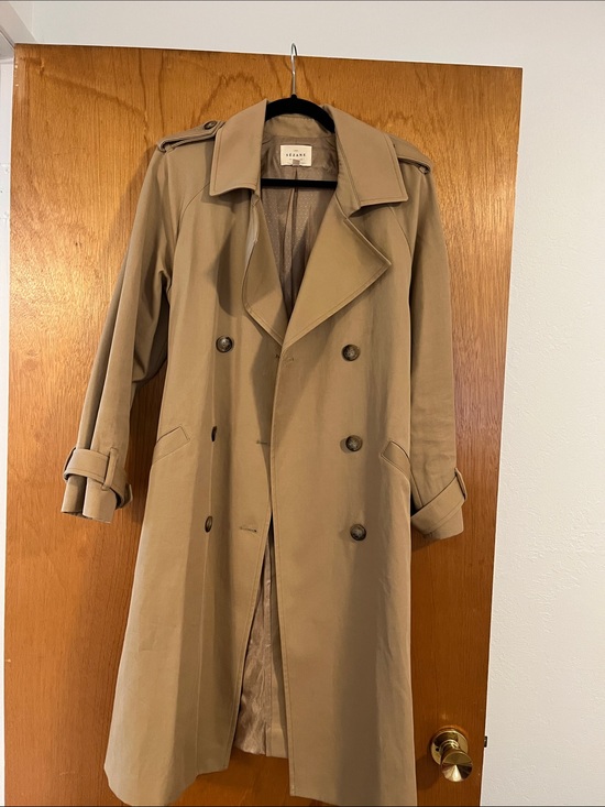 Sezane Jackets & Blazers - Sézane Beige Trench Coat Scott trench great condition